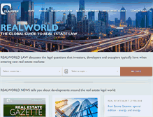 Tablet Screenshot of dlapiperrealworld.com